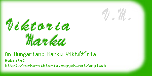 viktoria marku business card